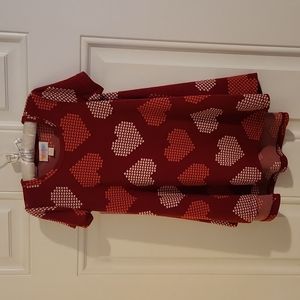 Valentine's day heart scarlet size 2